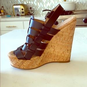Barney’s New York Cork Wedge